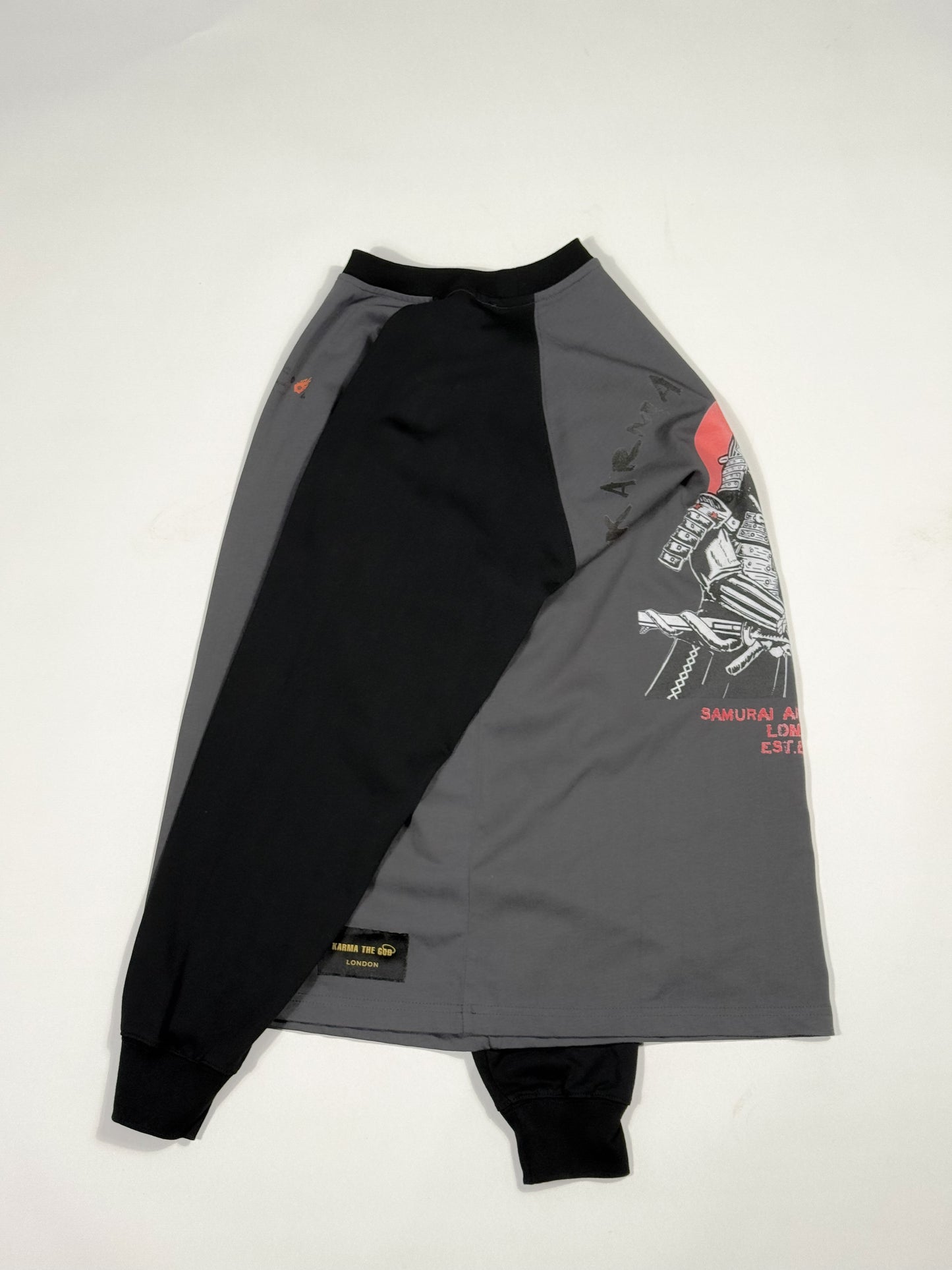 Samurai art dept raglan sleeve tshirt