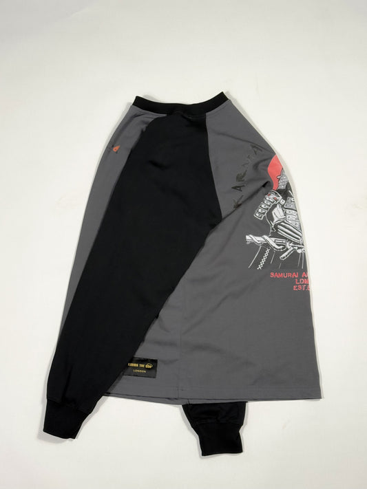 Samurai art dept raglan sleeve tshirt